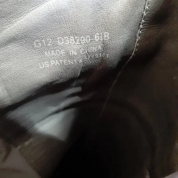 COLE & HAAN Tennley Knee High Buckle Boot in Ironstone Brown & Gray Leather - Picture 10 of 14